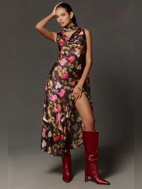 Anthropologie En Saison Maura Floral Midi Dress